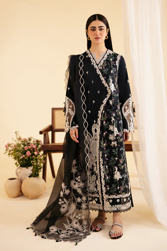 Qalamkar | Chikankari Lawn | MARWA