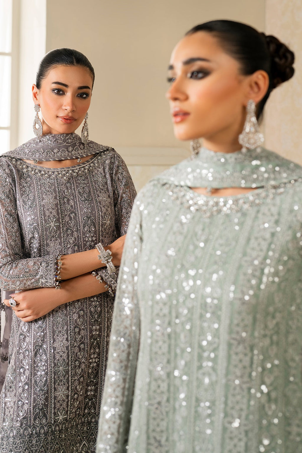 Baroque | EMBROIDERED CHIFFON | UF-4160