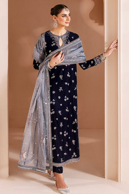 JAZMIN | Embroidered Velvet |  CVF D-03