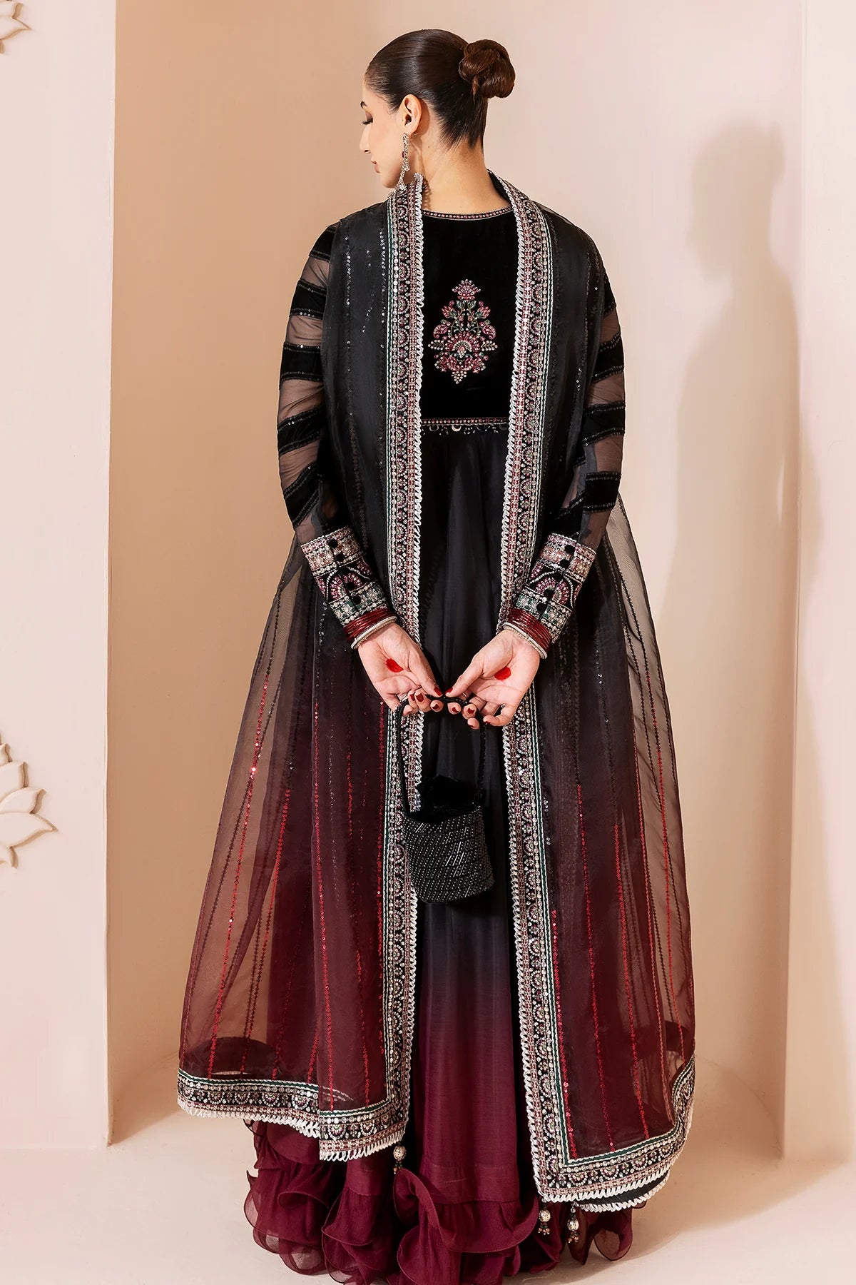 JAZMIN | Embroidered Velvet | CVF D-10