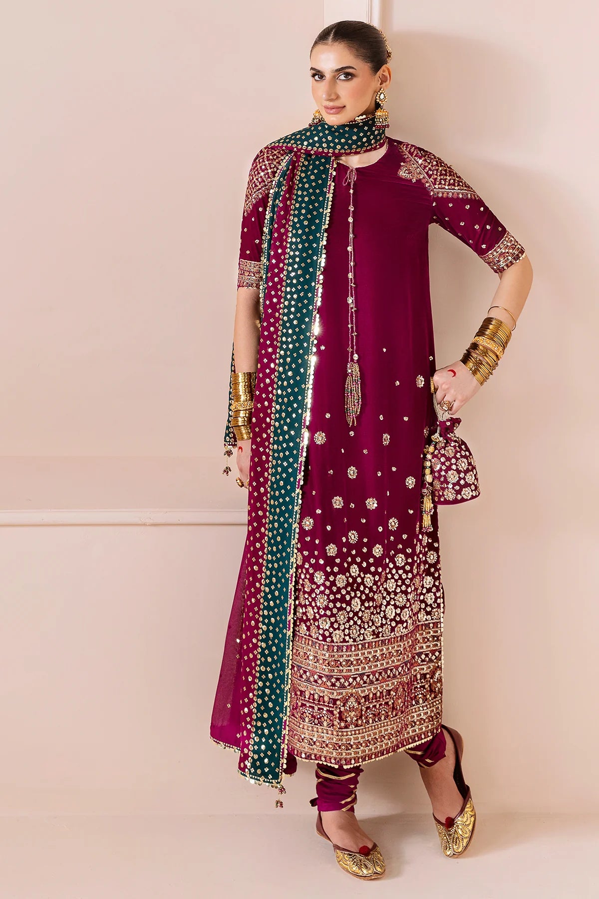 JAZMIN | Embroidered Velvet | CVF D-02