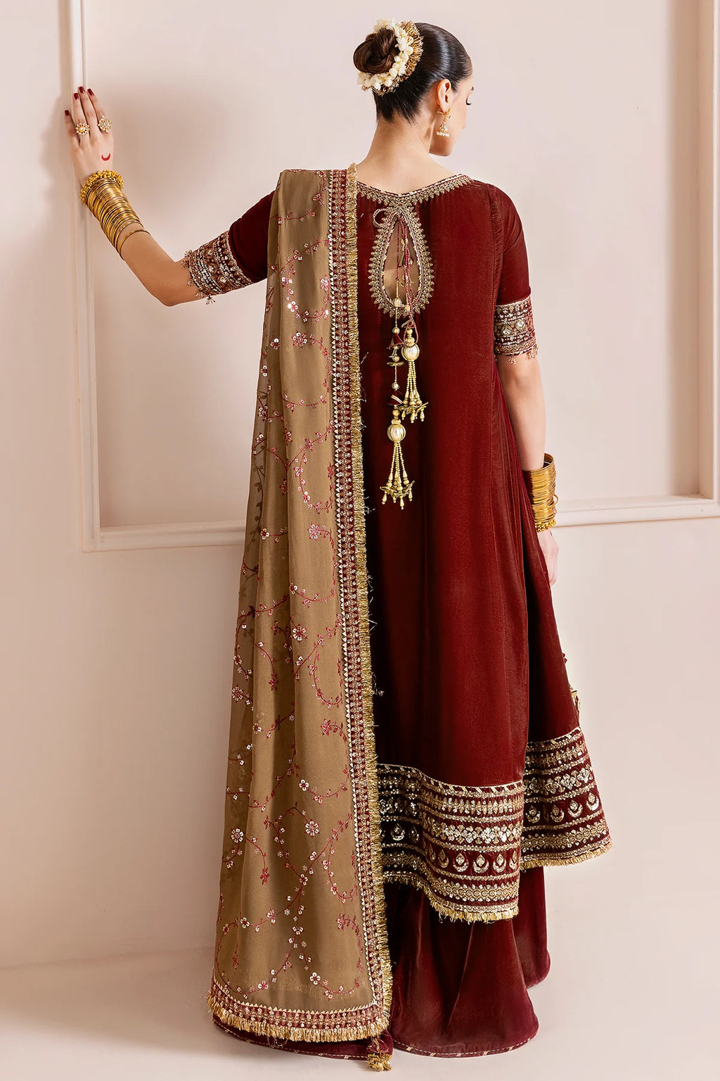 JAZMIN | Embroidered Velvet | CVF D-13