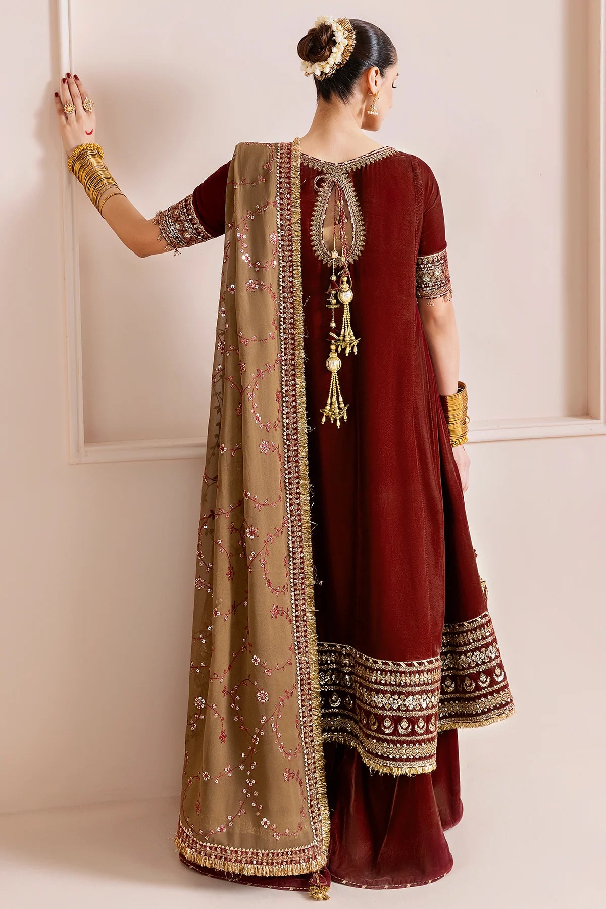 JAZMIN | Embroidered Velvet | CVF D-13