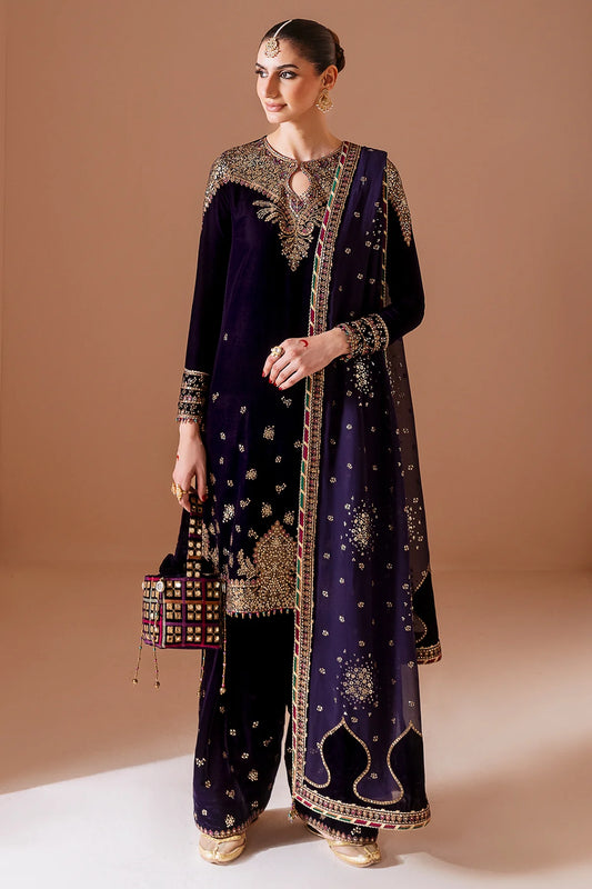 JAZMIN | Embroidered Velvet | CVF D-08