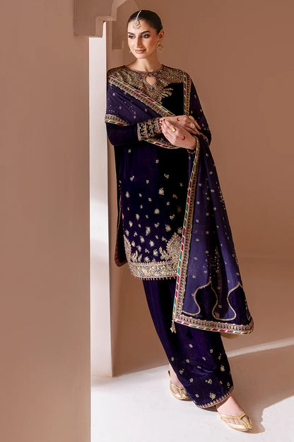 JAZMIN | Embroidered Velvet | CVF D-08
