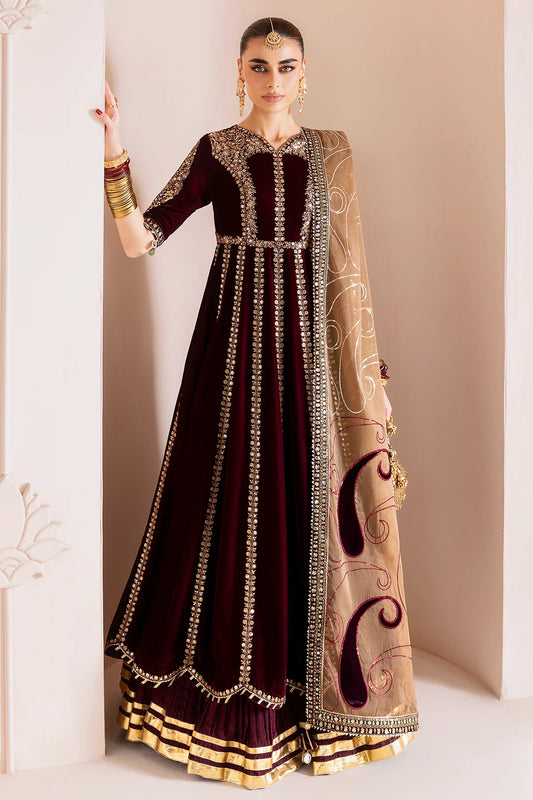 JAZMIN | Embroidered Velvet | CVF D-12