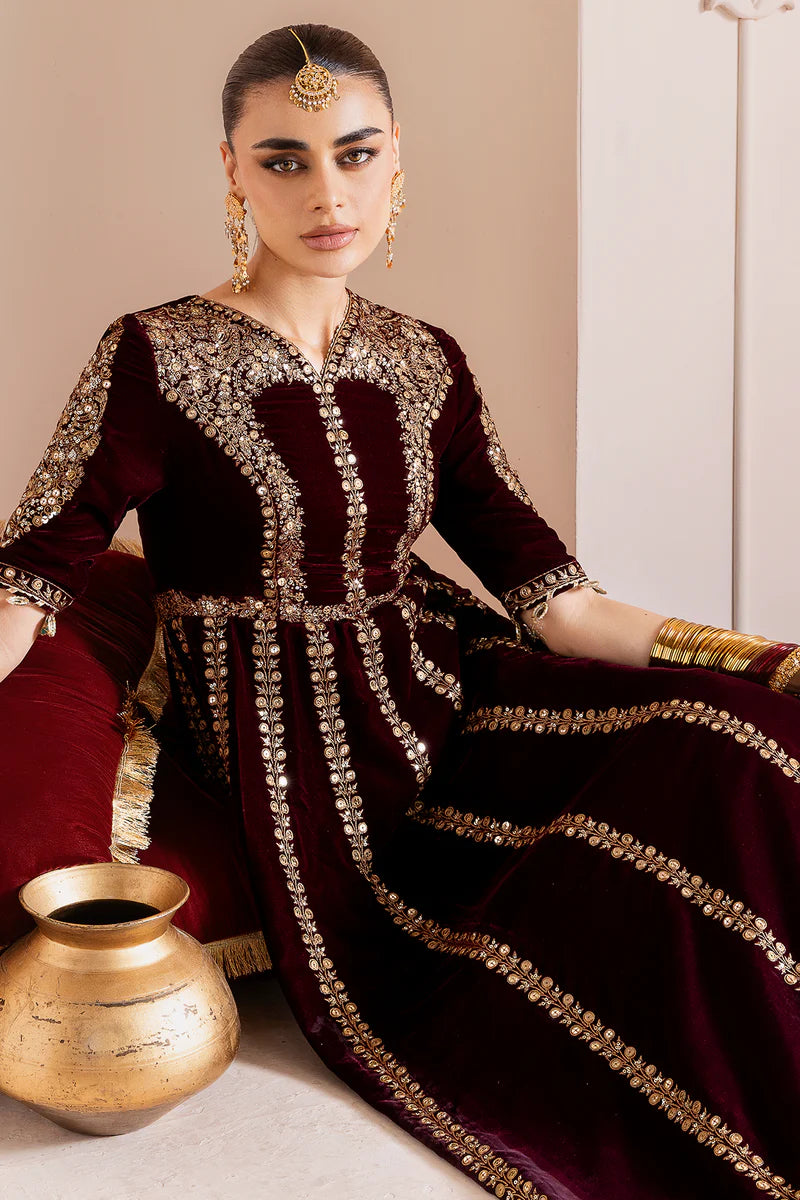 JAZMIN | Embroidered Velvet | CVF D-12