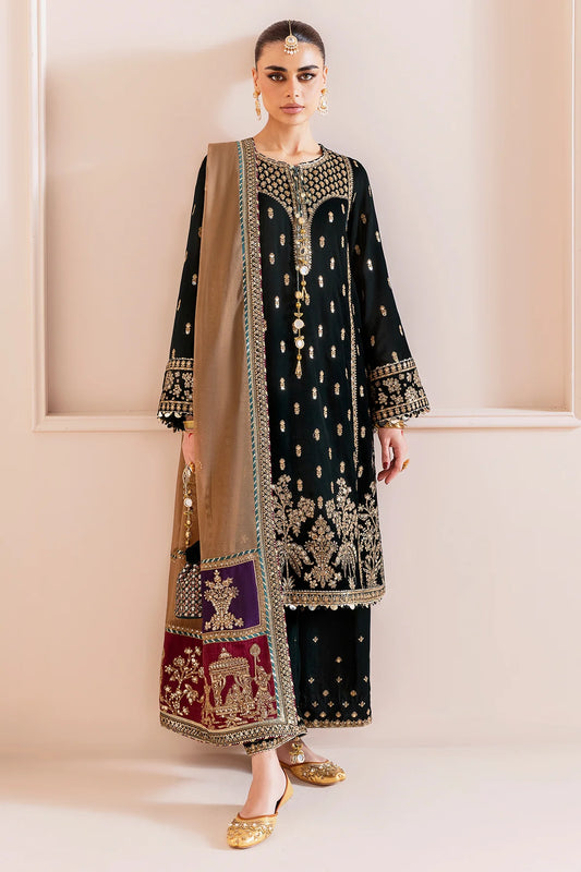 JAZMIN | Embroidered Velvet | CVF D-01