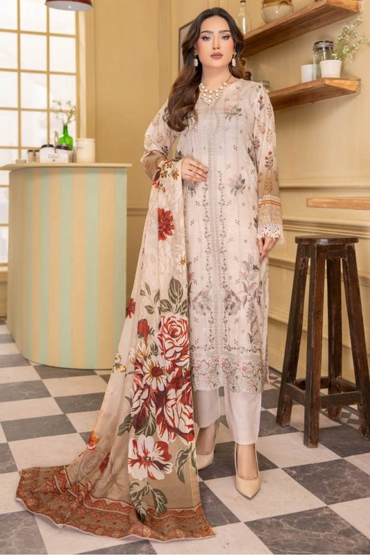 Riaz Arts | Gul-e-Rukh Supreme lawn 3 Piece | RA-G-04