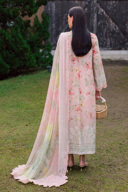 NUREH | GARDENIA - EMBROIDRED & PRINTED LAWN DORIA | NSG-208
