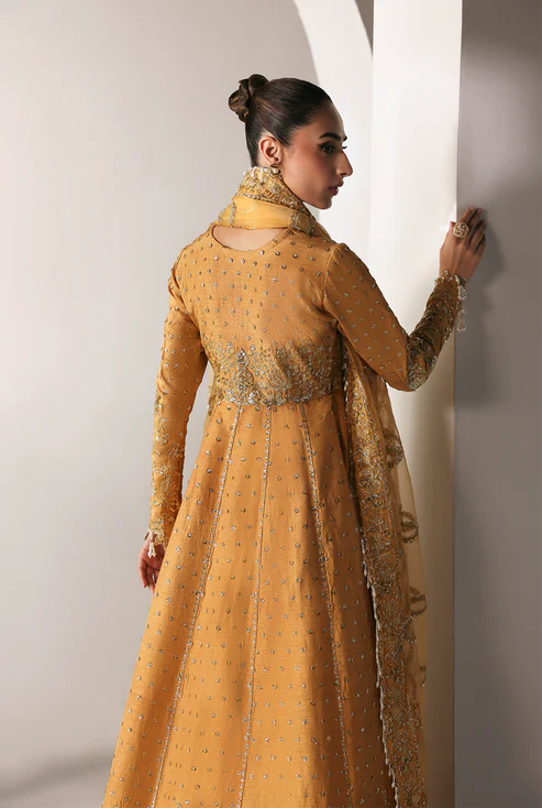 Emaan Adeel | Serein luxe silk | GOLDEN HOUR