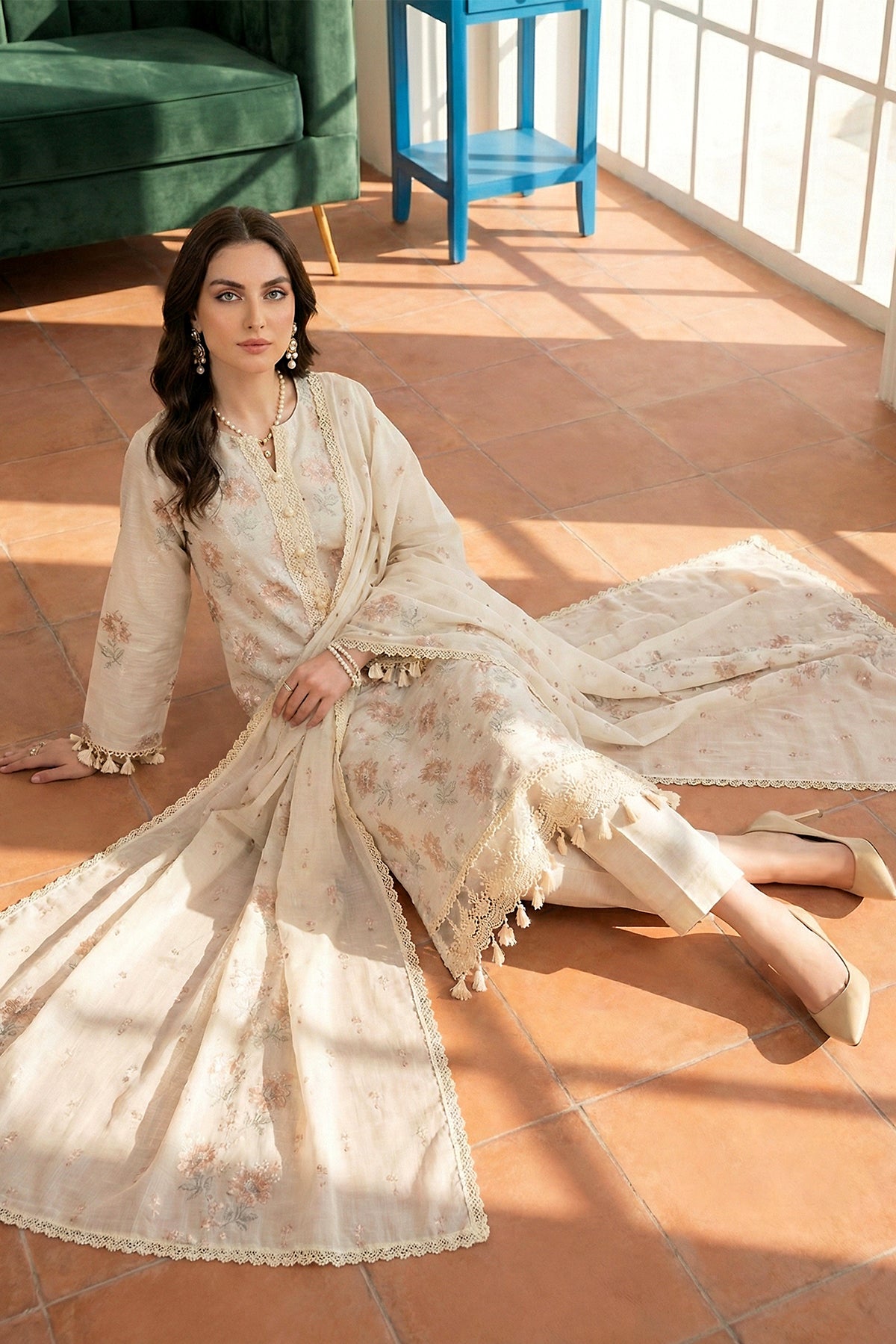 Noor-e-Fajar | Ayra Luxury Lawn | NF-1535