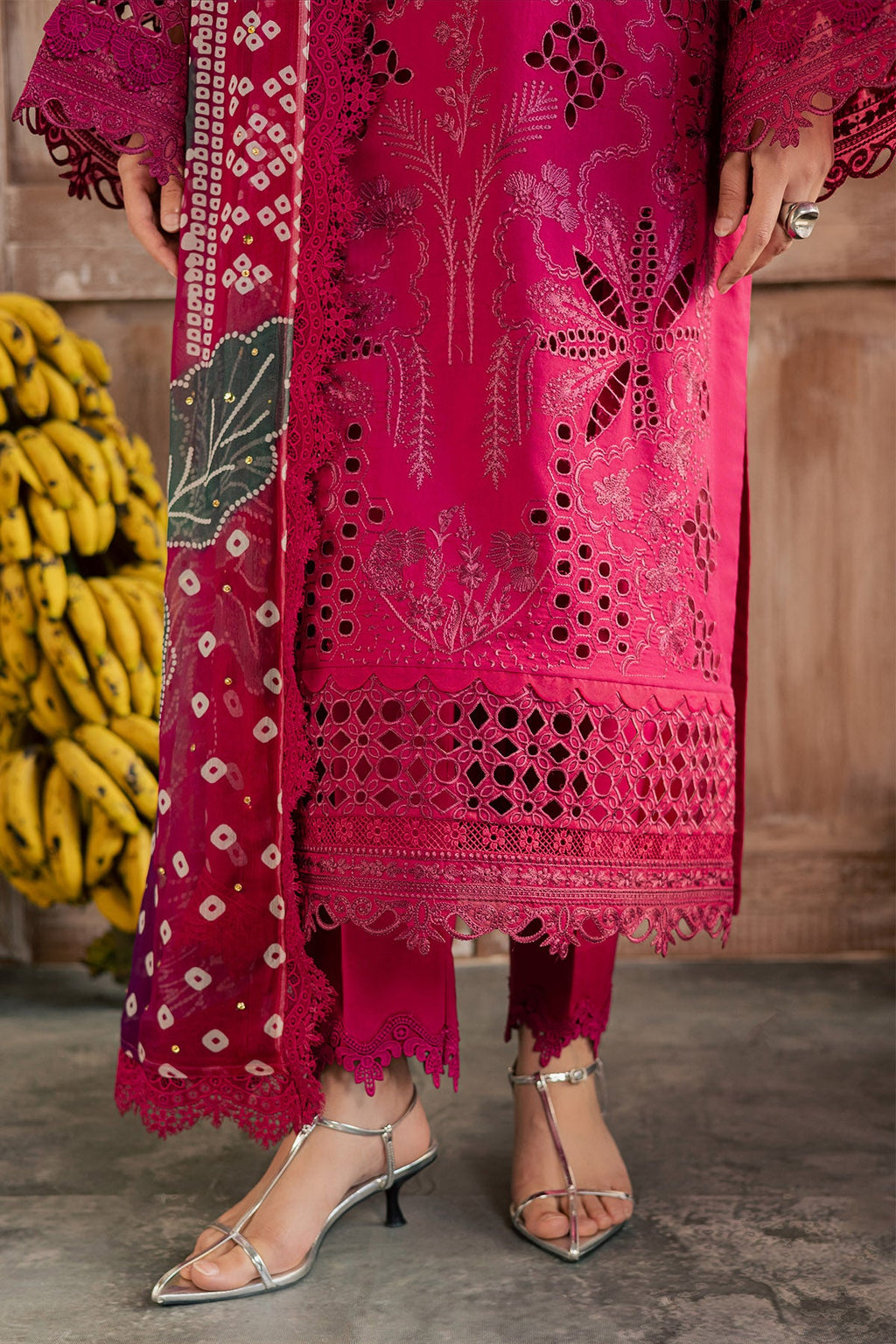 Nureh | Bazar Embroidered lawn | NE-255