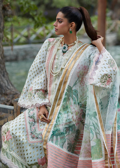 Crimson | SAIRA SHAKIRA LUXURY LAWN 2023 | Shigar - D5 A