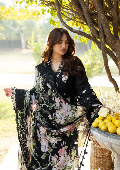 Elaf | Luxary Lawn | Midnight Blossom