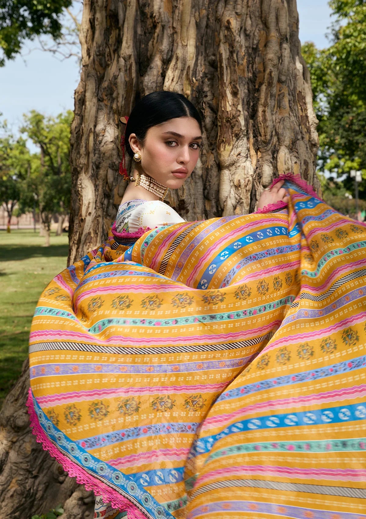 Kahf | Aangan Prints Chiffon '26 | Yasmeen