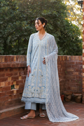 Emaan Adeel |  Mirabelle festive luxury lawn | Blissfull Dreams