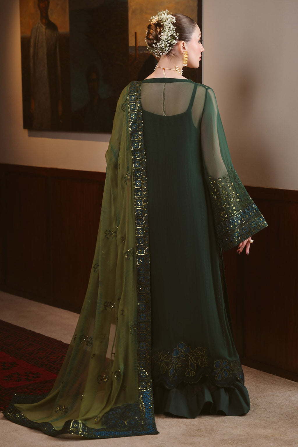 Nureh | Elaya Festive Chiffon | NEL-93A