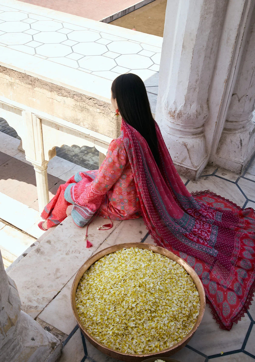 Kahf | Aangan Prints Chiffon '26 | Tabeer
