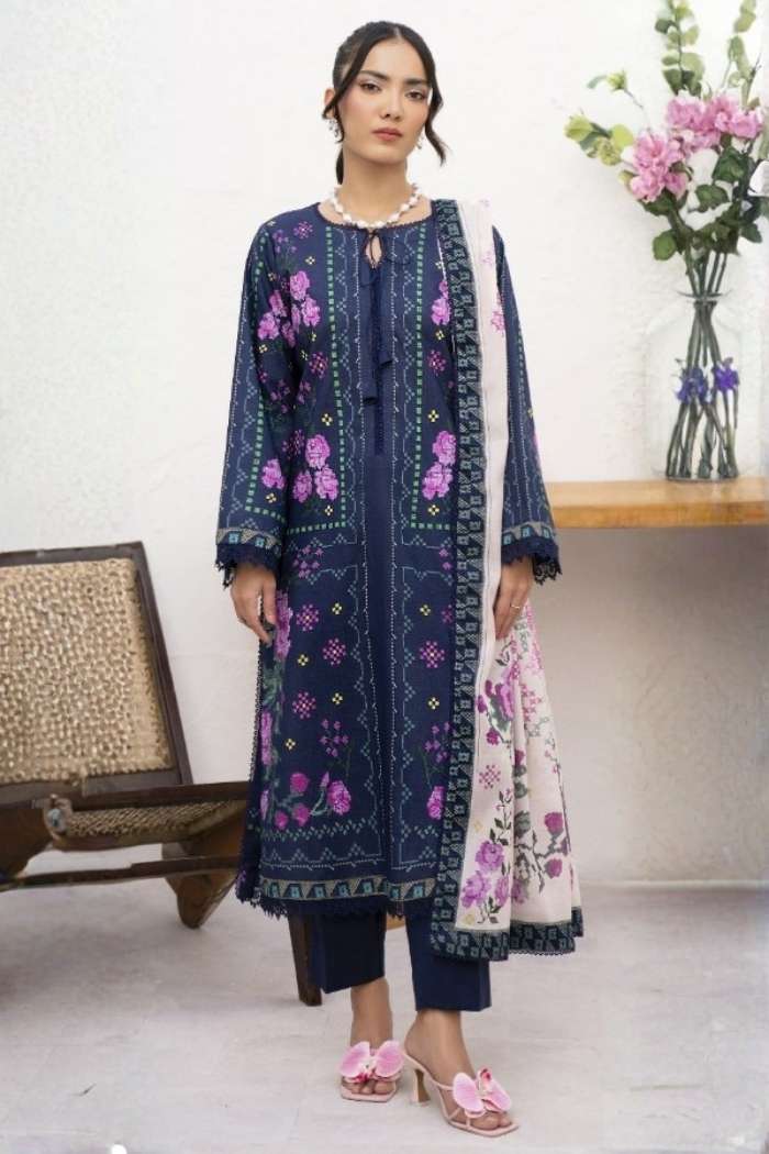 Yakin by Asifa | 3 Pc Unstitched | YBA-07