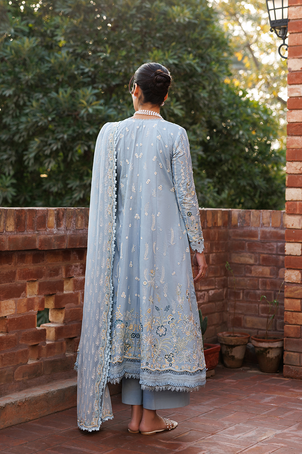 Emaan Adeel |  Mirabelle festive luxury lawn | Blissfull Dreams