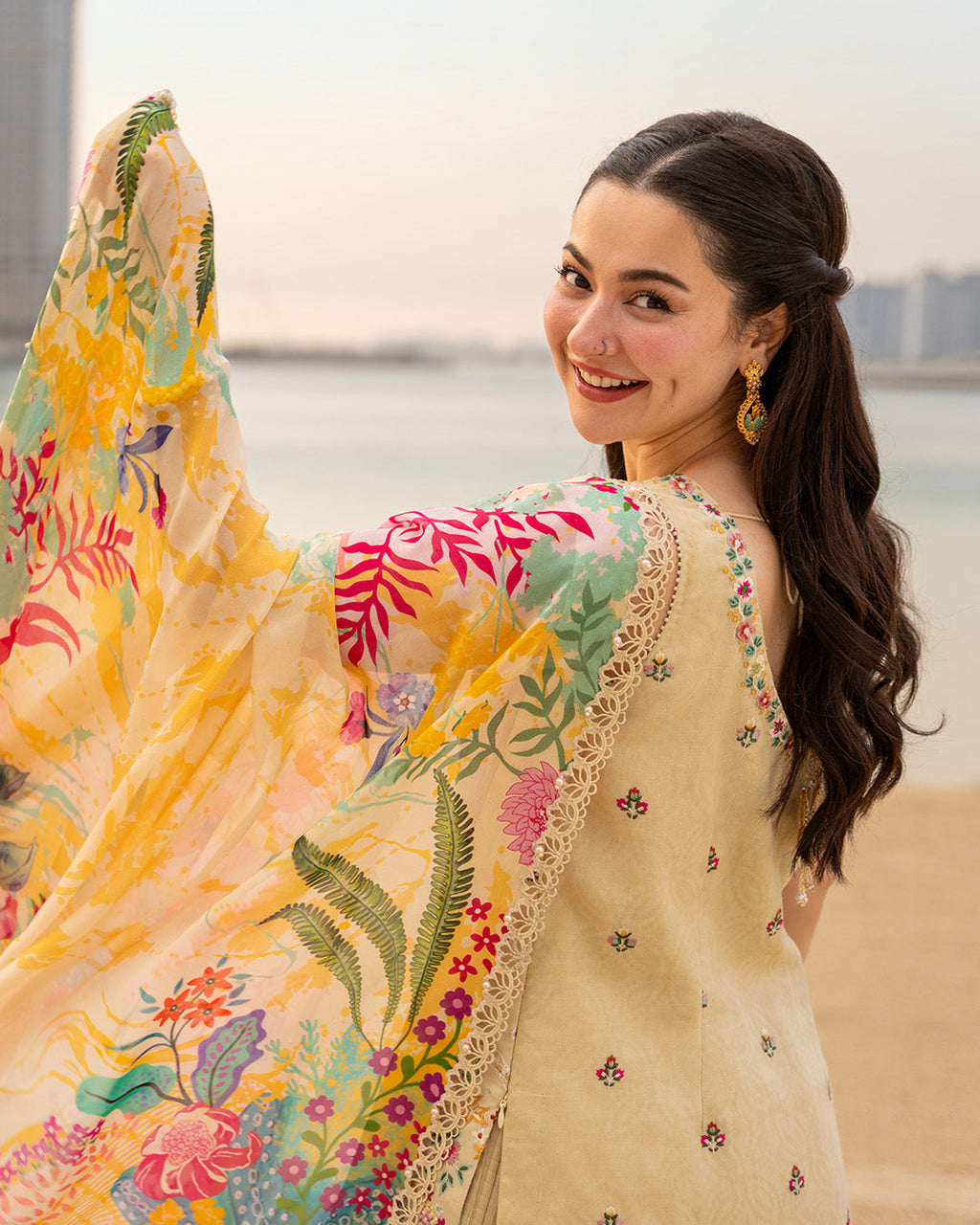 Faiza Saqlain | Aya Luxury Lawn '26 | Merjem