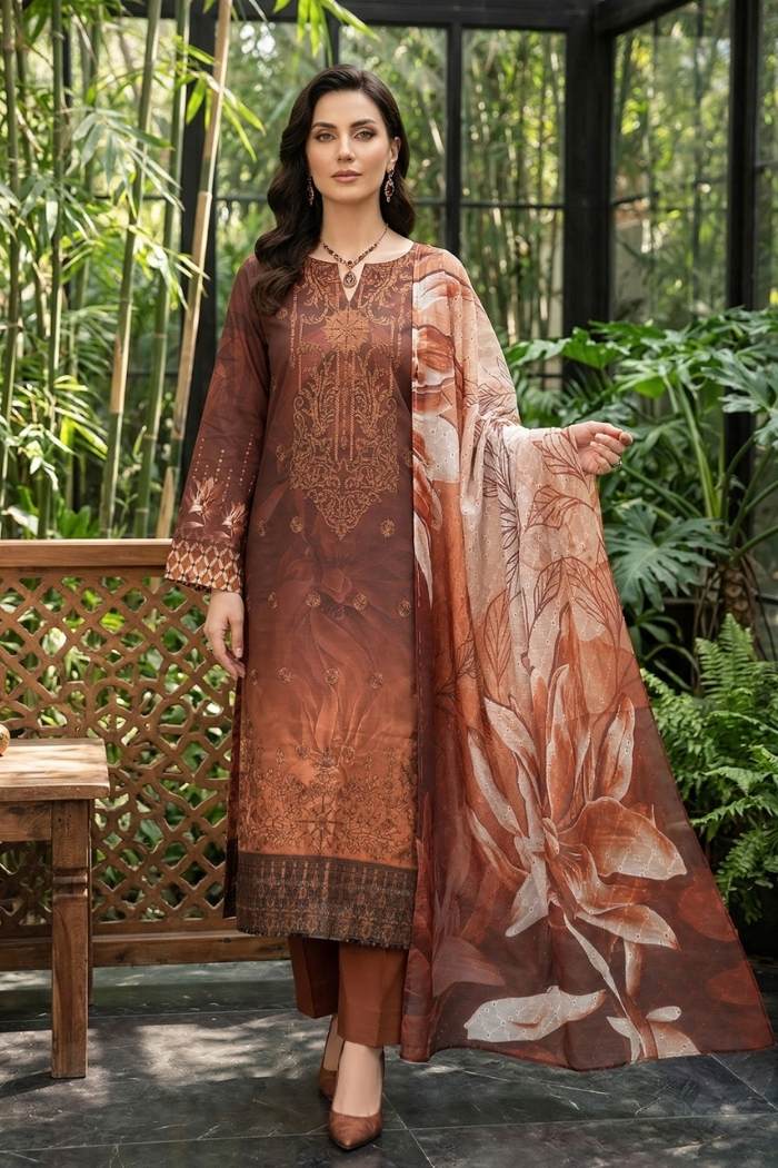 Riaz Arts | Crystal Luxury 3Pc | RA - C - 04