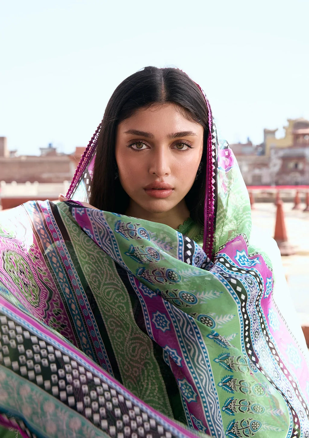 Kahf | Aangan Prints Chiffon '26 | Rumi