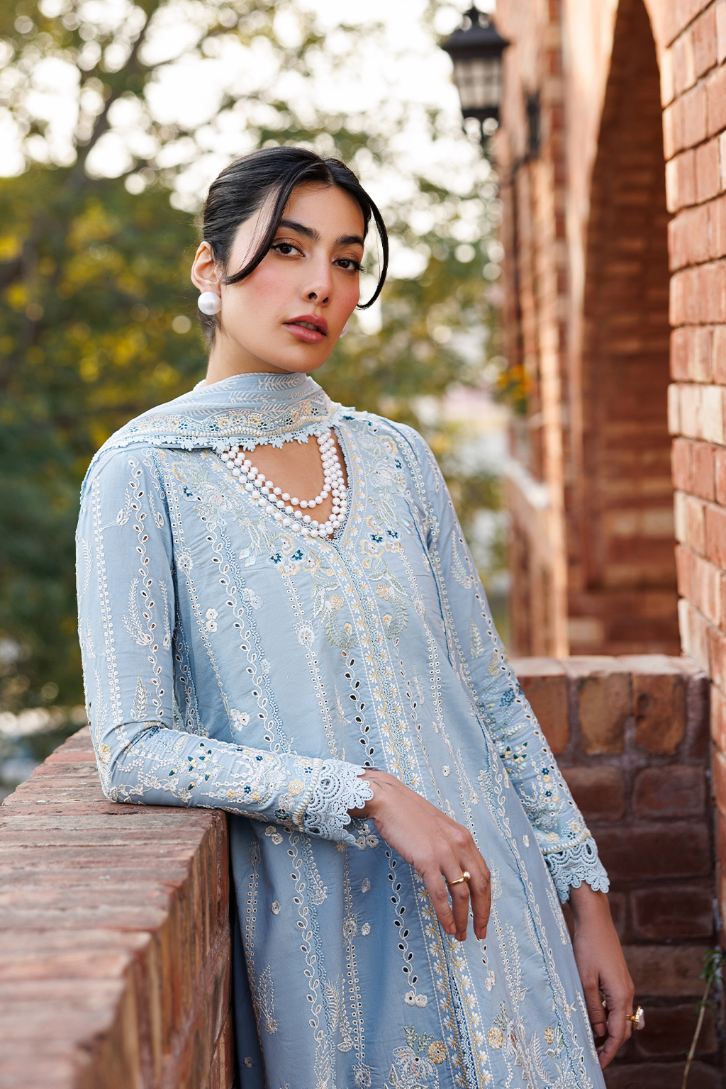 Emaan Adeel |  Mirabelle festive luxury lawn | Blissfull Dreams