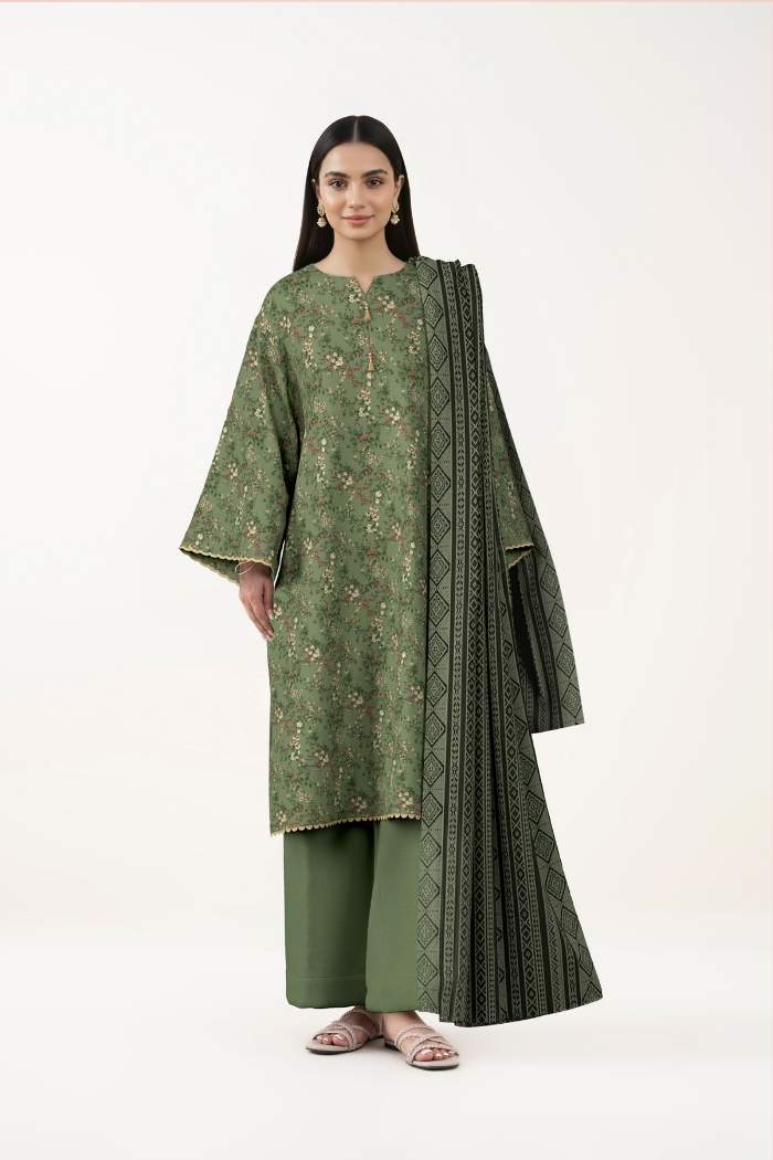 Sapphire | 3 Pc Printed Lawn Suit | 3PB-WS26CL11-107