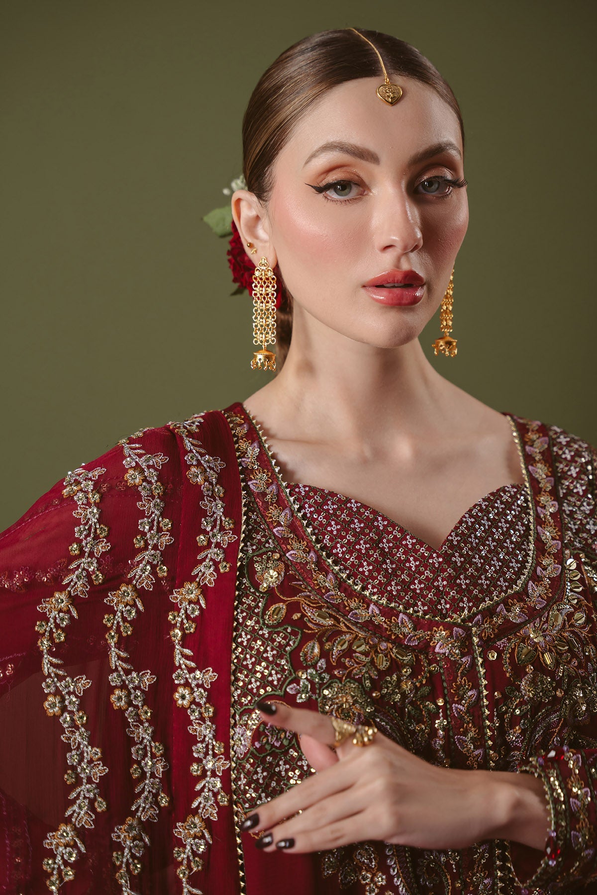 Nureh | Elaya Festive Chiffon | NEL-92A