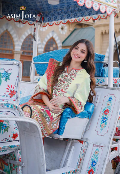 Asim Jofa | PRINTED ARABIC LAWN | AJPL-06