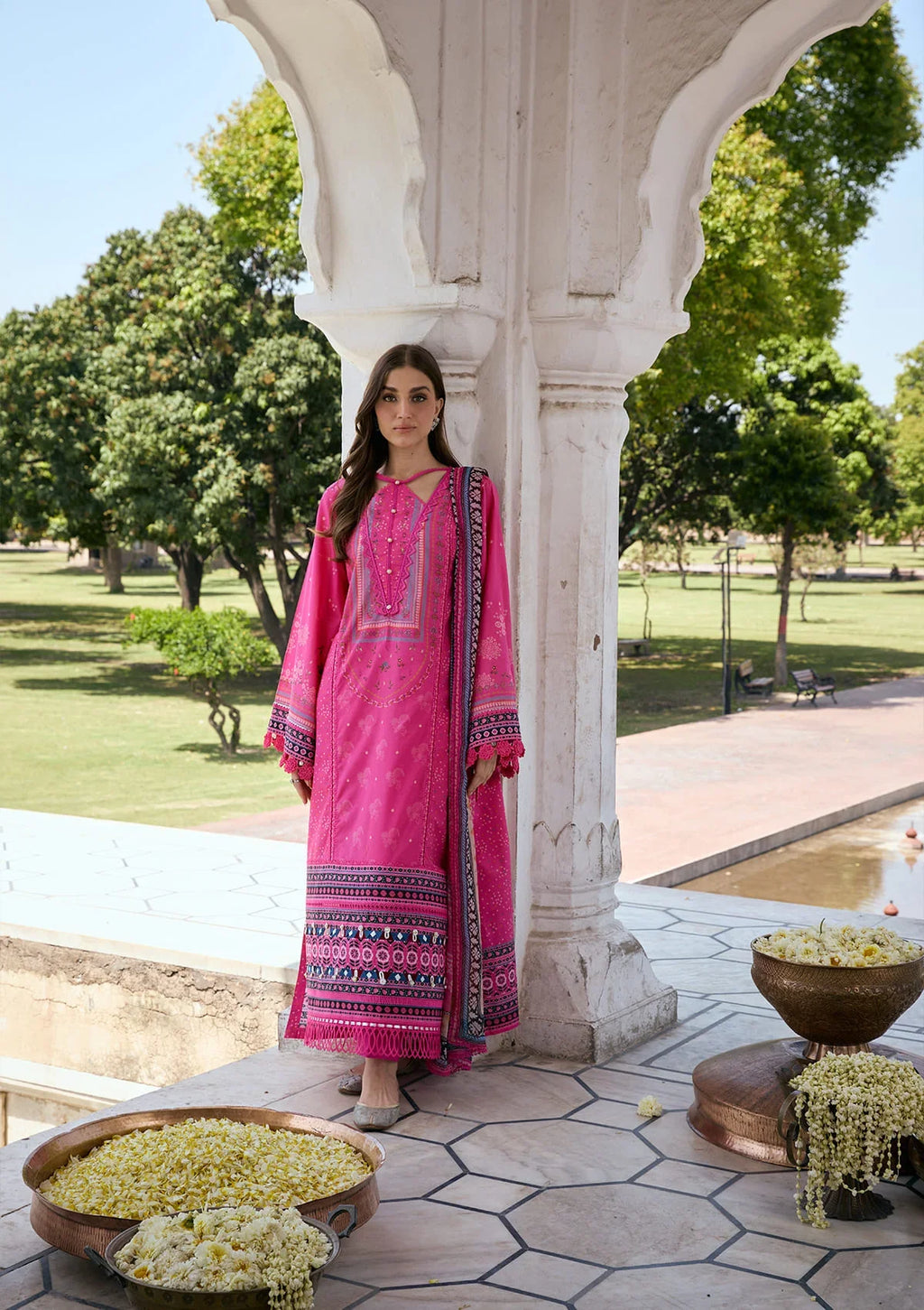 Kahf | Aangan Prints Chiffon '26 | Gulnar