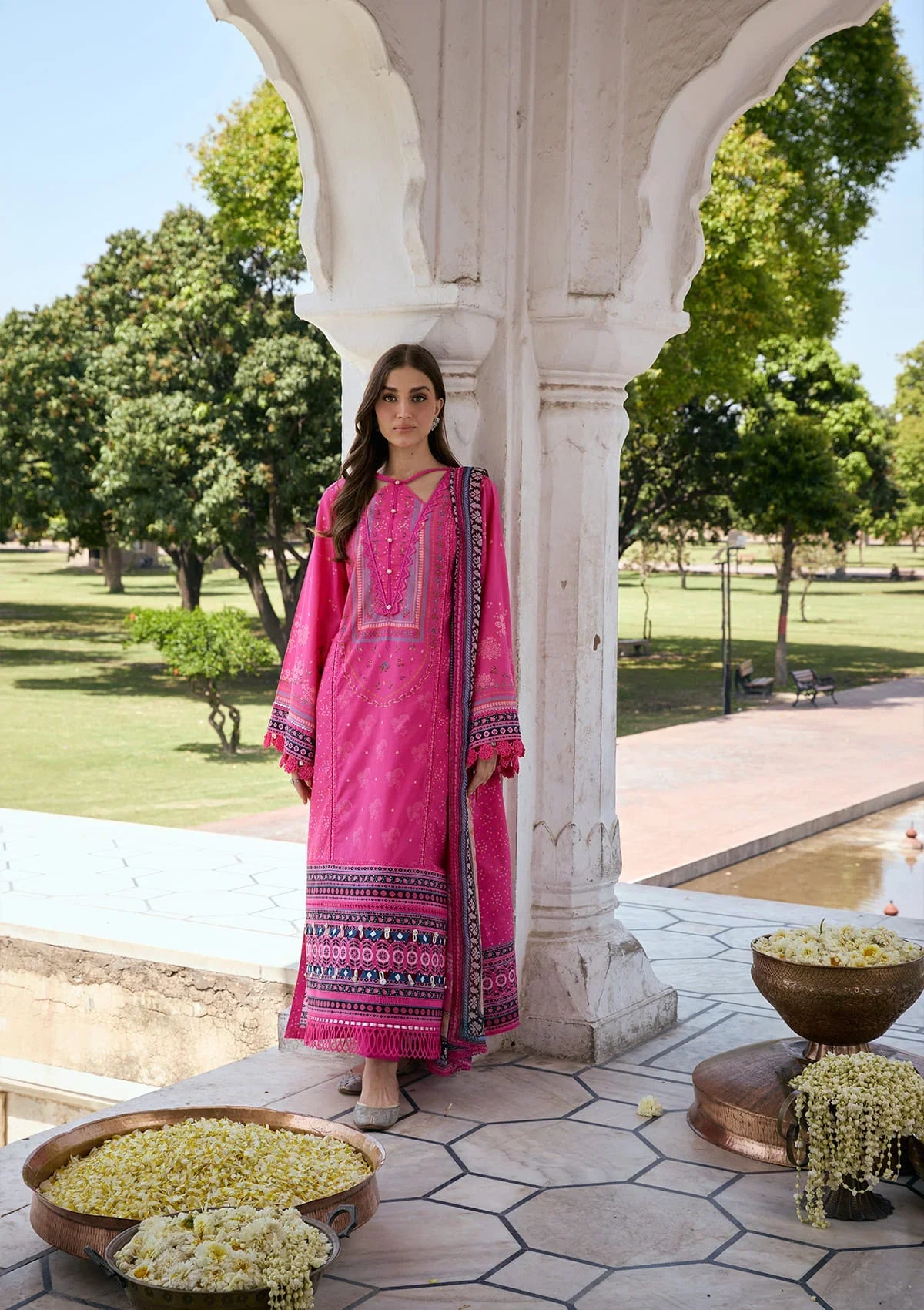 Kahf | Aangan Prints Chiffon '26 | Gulnar