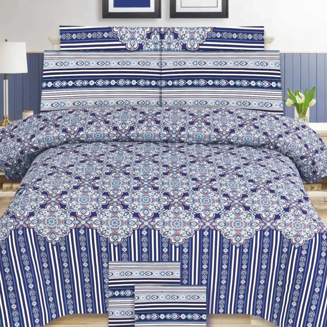 Zainab Fatima | King Size Bed Sheet Set | ZF-BED-07