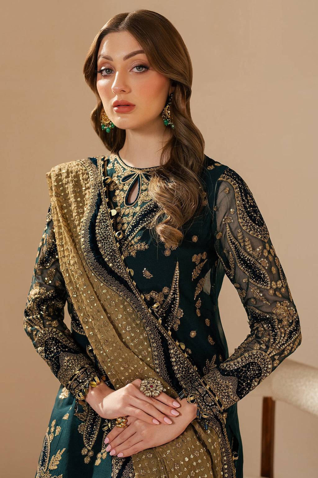 Jazmin | Wedding Formals - Embroidered Chiffon | WF'25-06