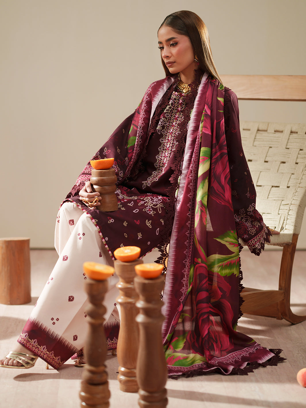 Bin Ilyas | Jojo Summer '26 - 3 PC Lawn | 81B