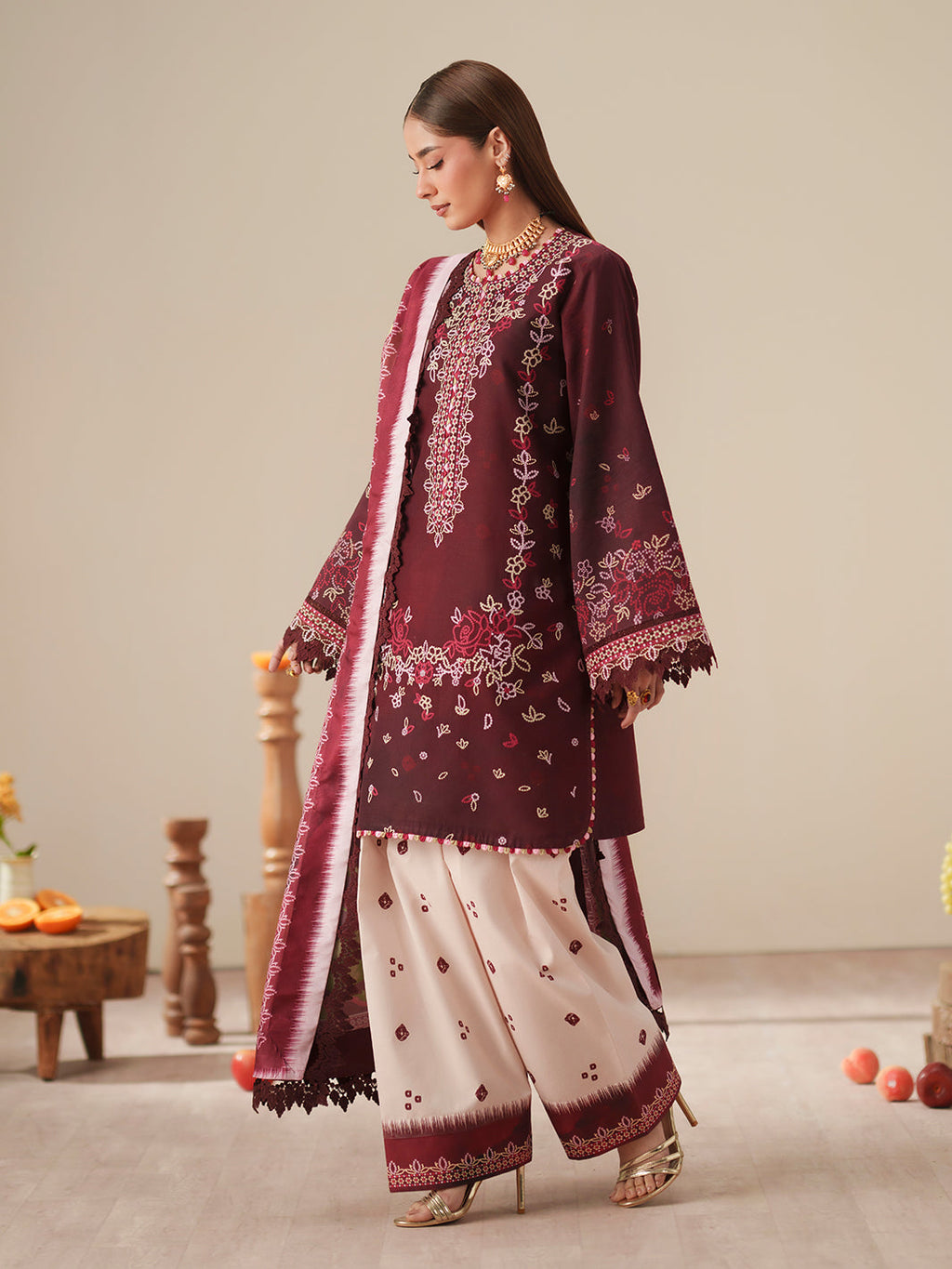 Bin Ilyas | Jojo Summer '26 - 3 PC Lawn | 81B