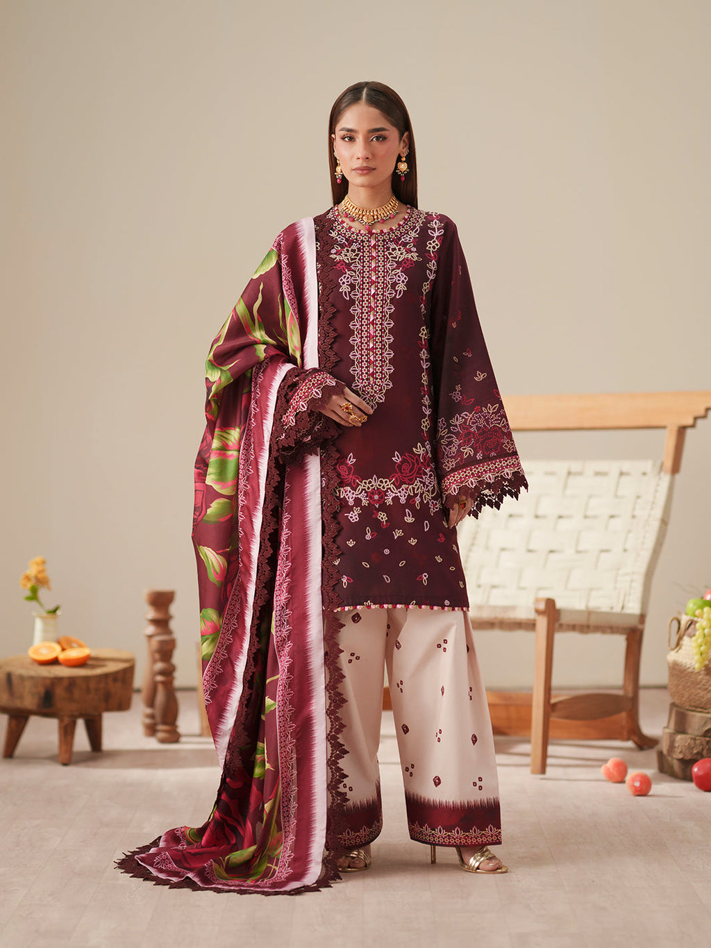 Bin Ilyas | Jojo Summer '26 - 3 PC Lawn | 81B