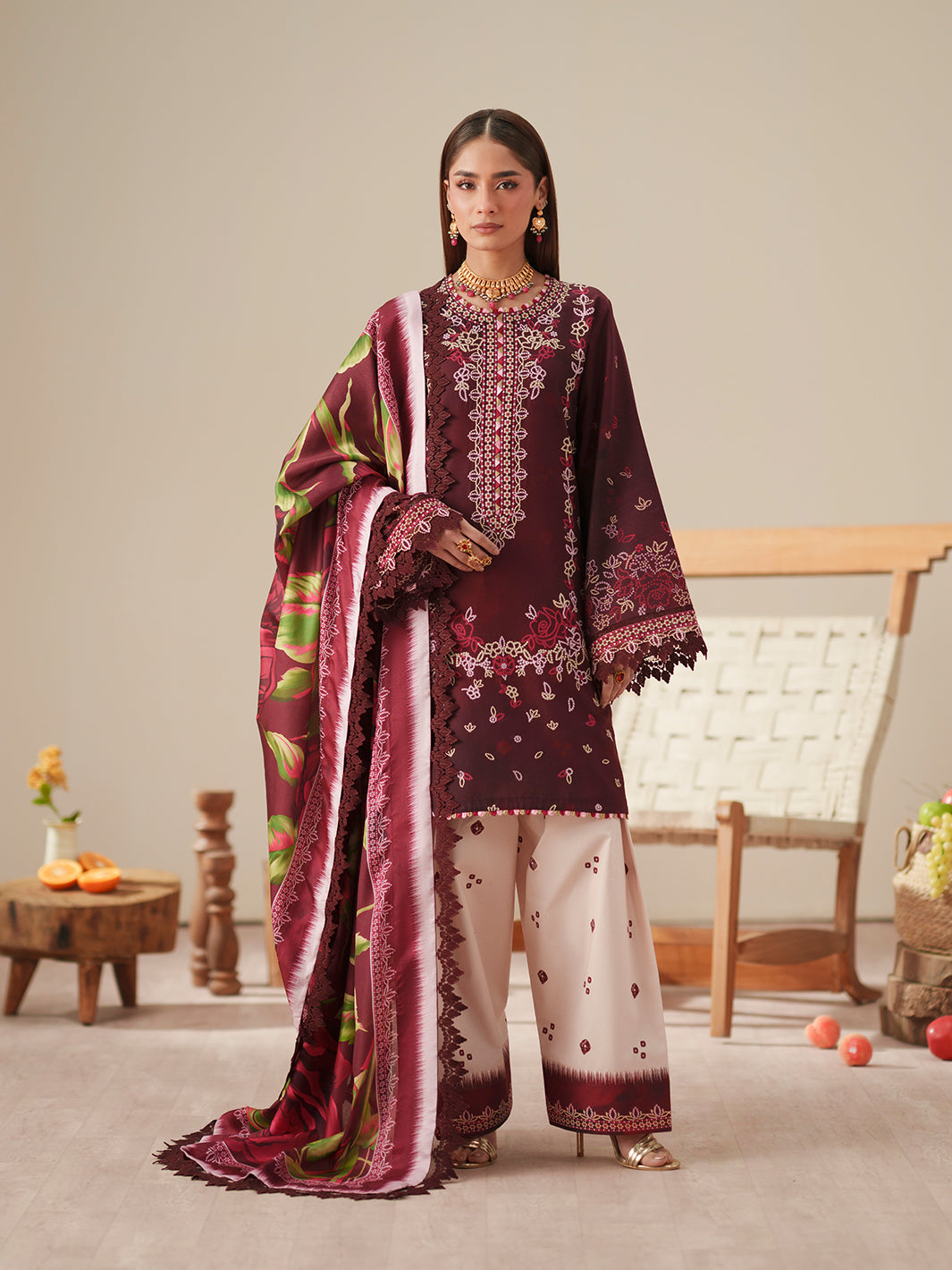 Bin Ilyas | Jojo Summer '26 - 3 PC Lawn | 81B