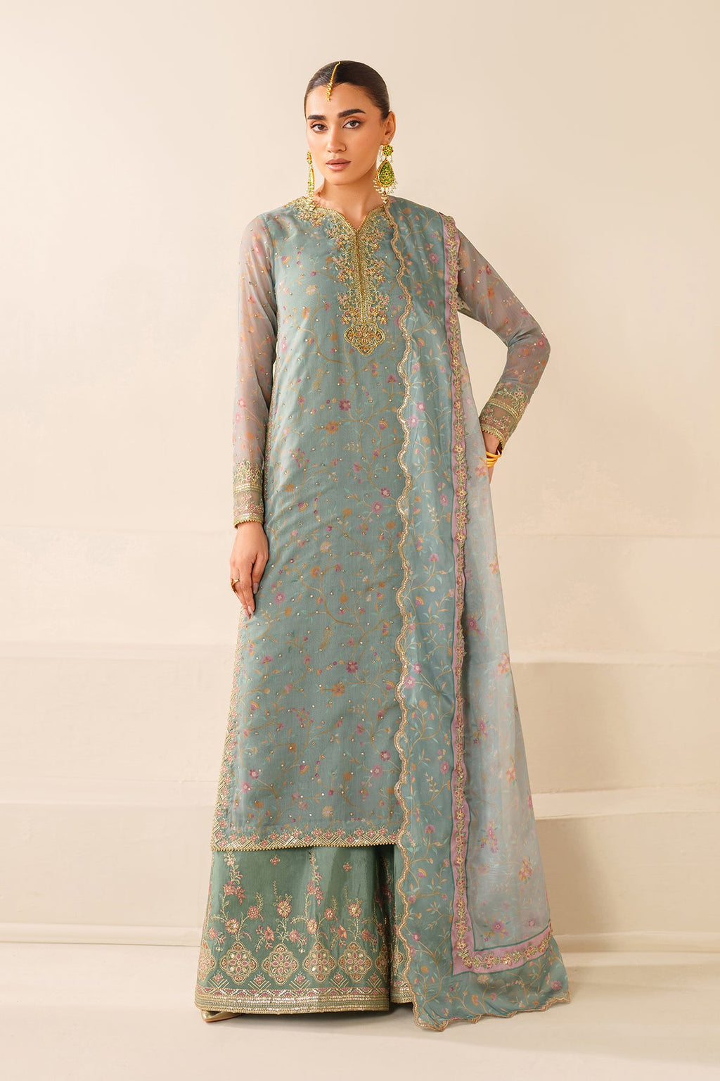 Baroque | EMBROIDERED CHIFFON | UF-4278