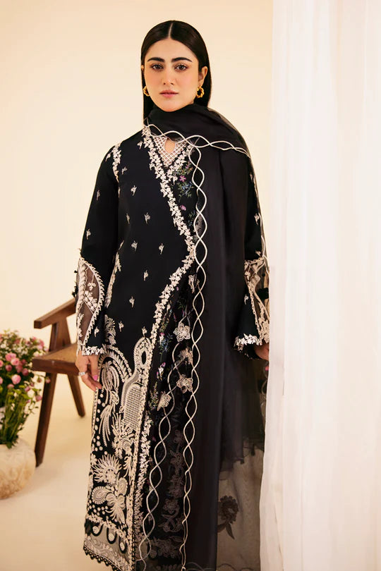 Qalamkar | Chikankari Lawn | MARWA