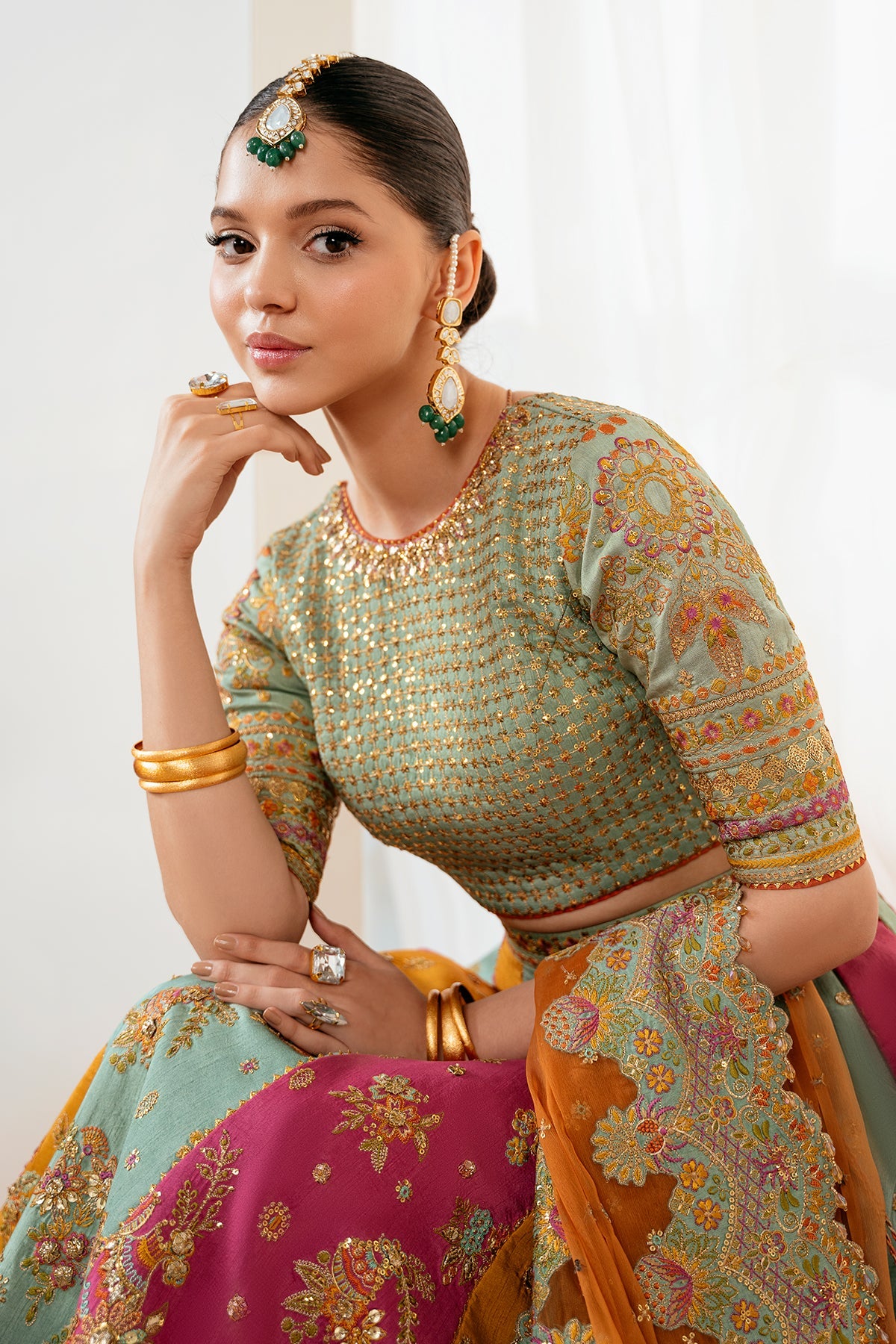 Baroque | Embroidered Silk | UF-4036