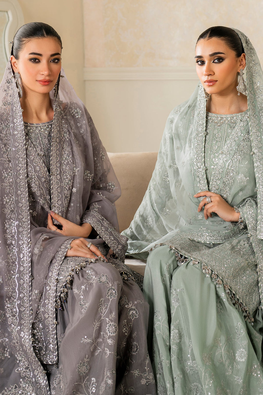 Baroque | EMBROIDERED CHIFFON | UF-4160