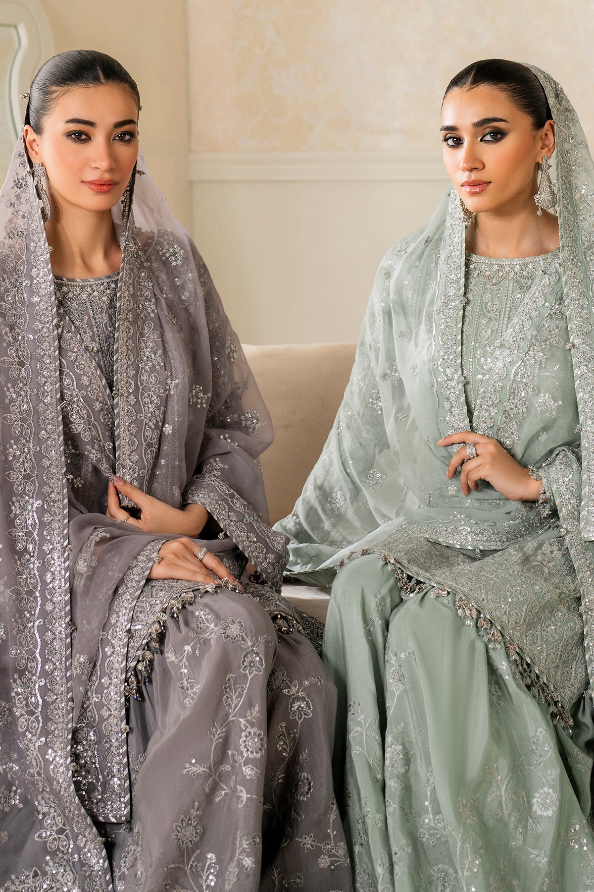 Baroque | EMBROIDERED CHIFFON | UF-4160