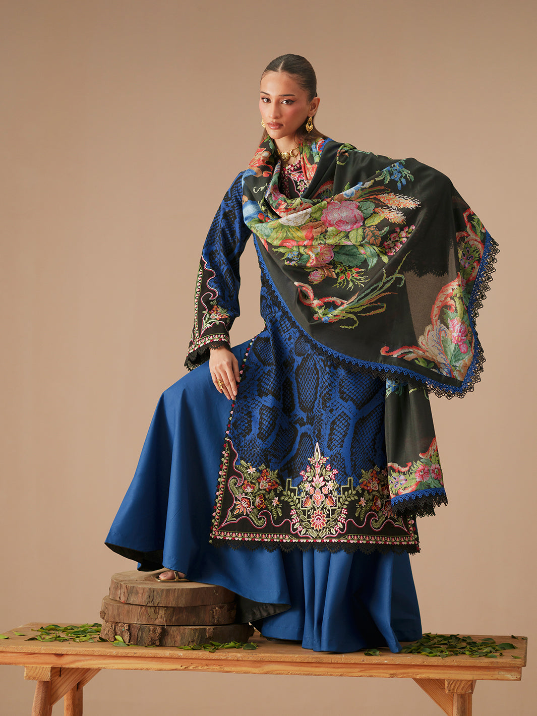 Bin Ilyas | Jojo Summer '26 - 3 PC Lawn | 83B