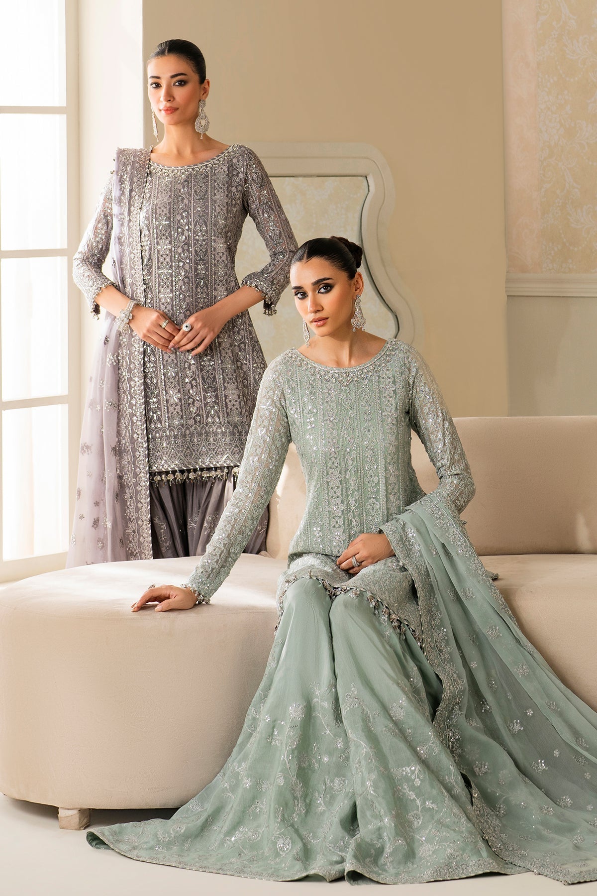 Baroque | EMBROIDERED CHIFFON | UF-4160