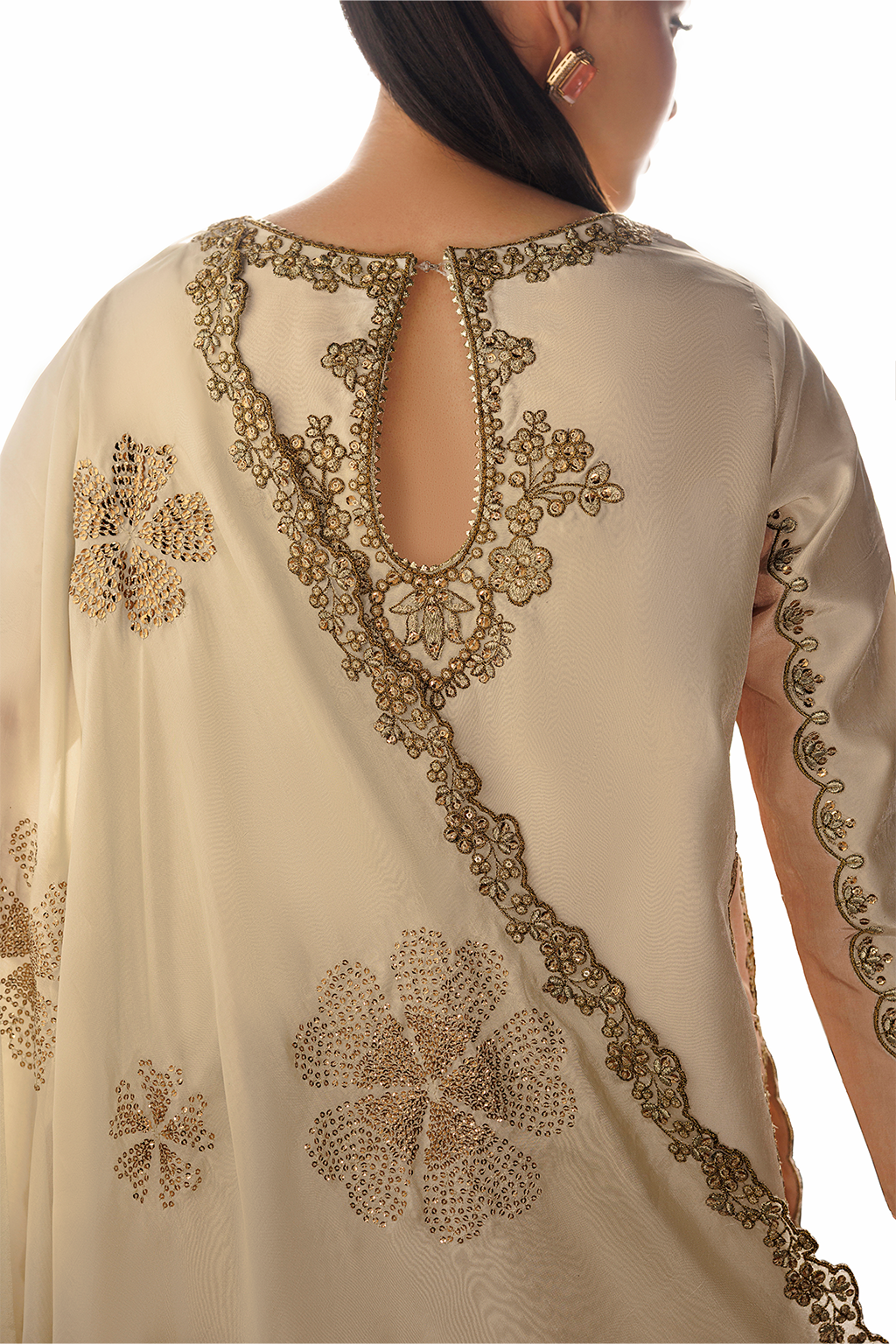 Iznik | Formals 26 Embroidered Ramen Silk | UE-735