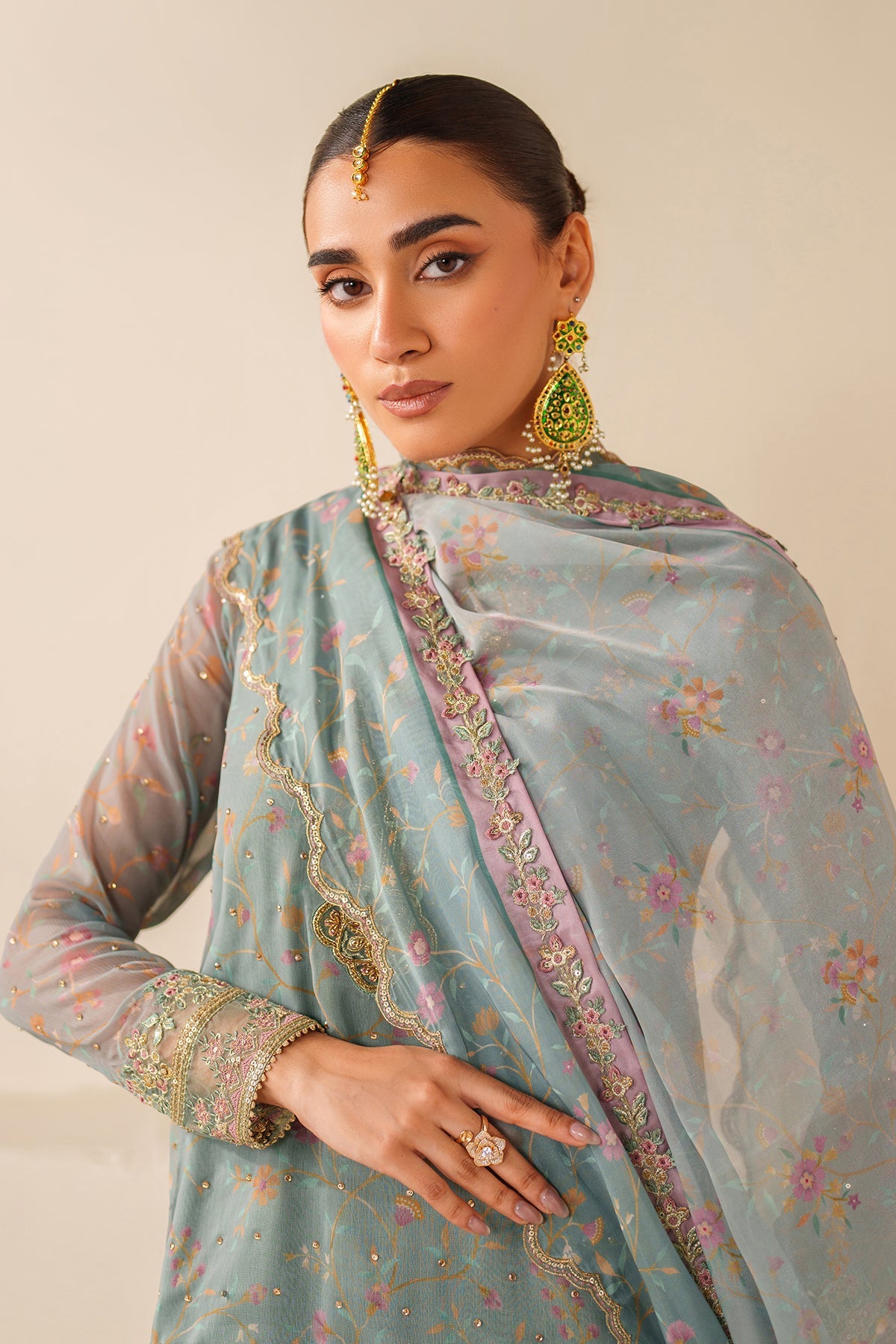 Baroque | EMBROIDERED CHIFFON | UF-4278