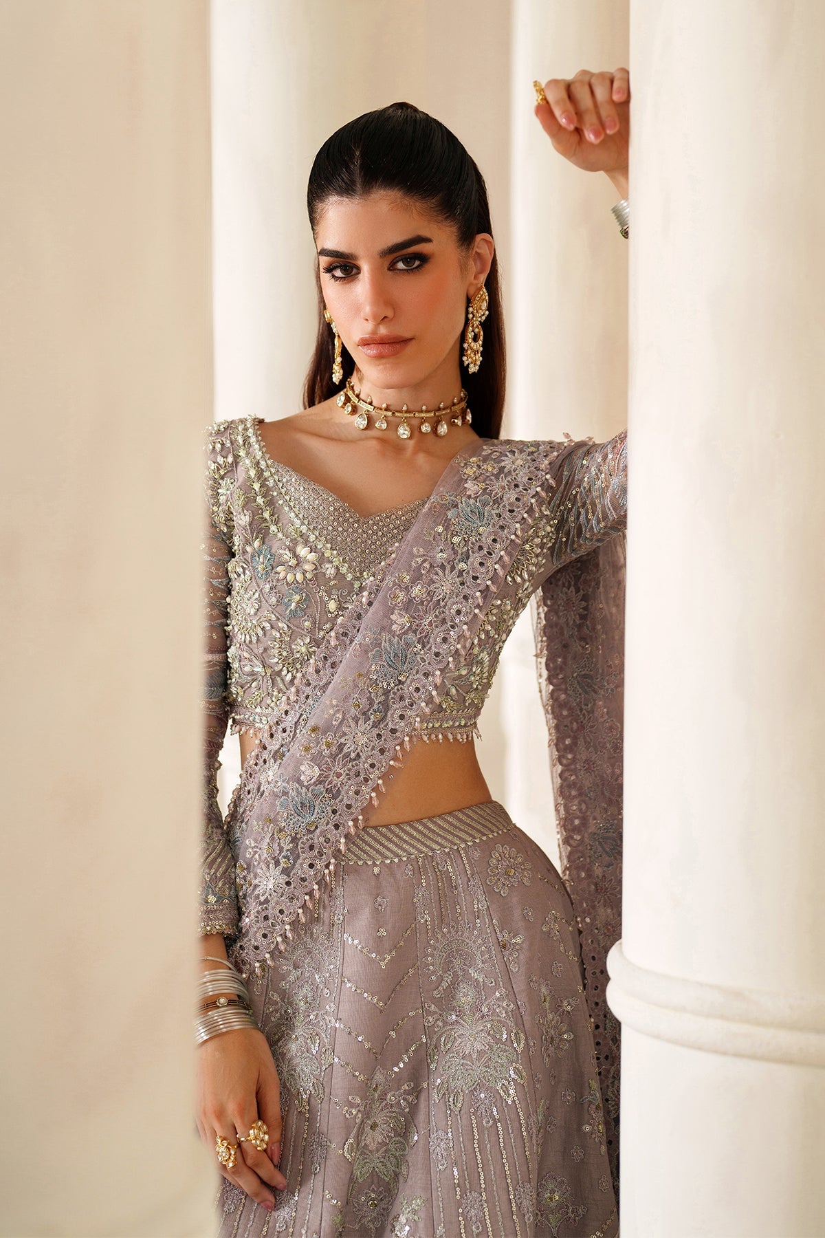 Baroque | EMBROIDERED NET | CH14-04